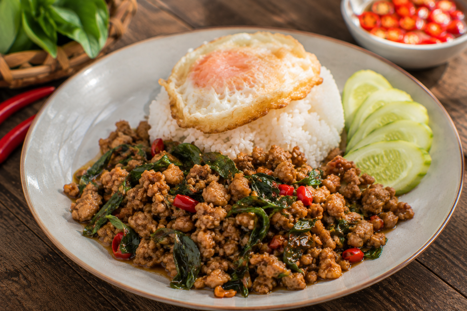 6. Moo Pad Krapow