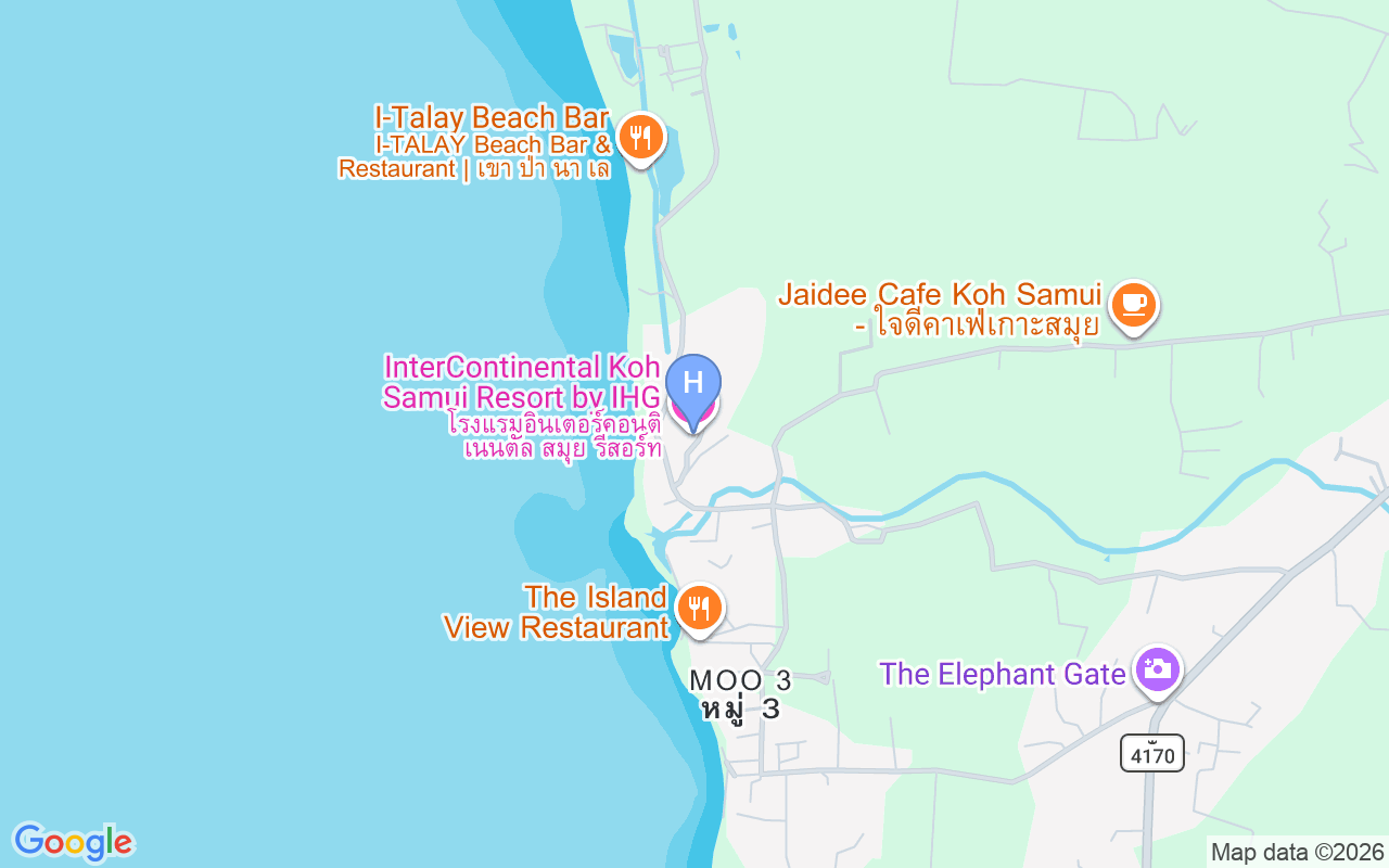 Map showing InterContinental Koh Samui Resort by IHG