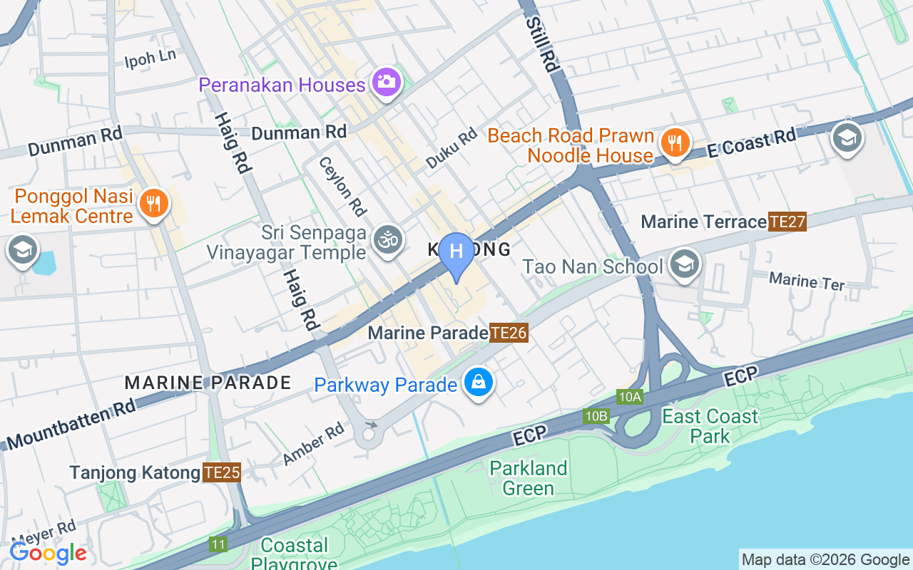 Map showing Hotel Indigo Singapore Katong by IHG